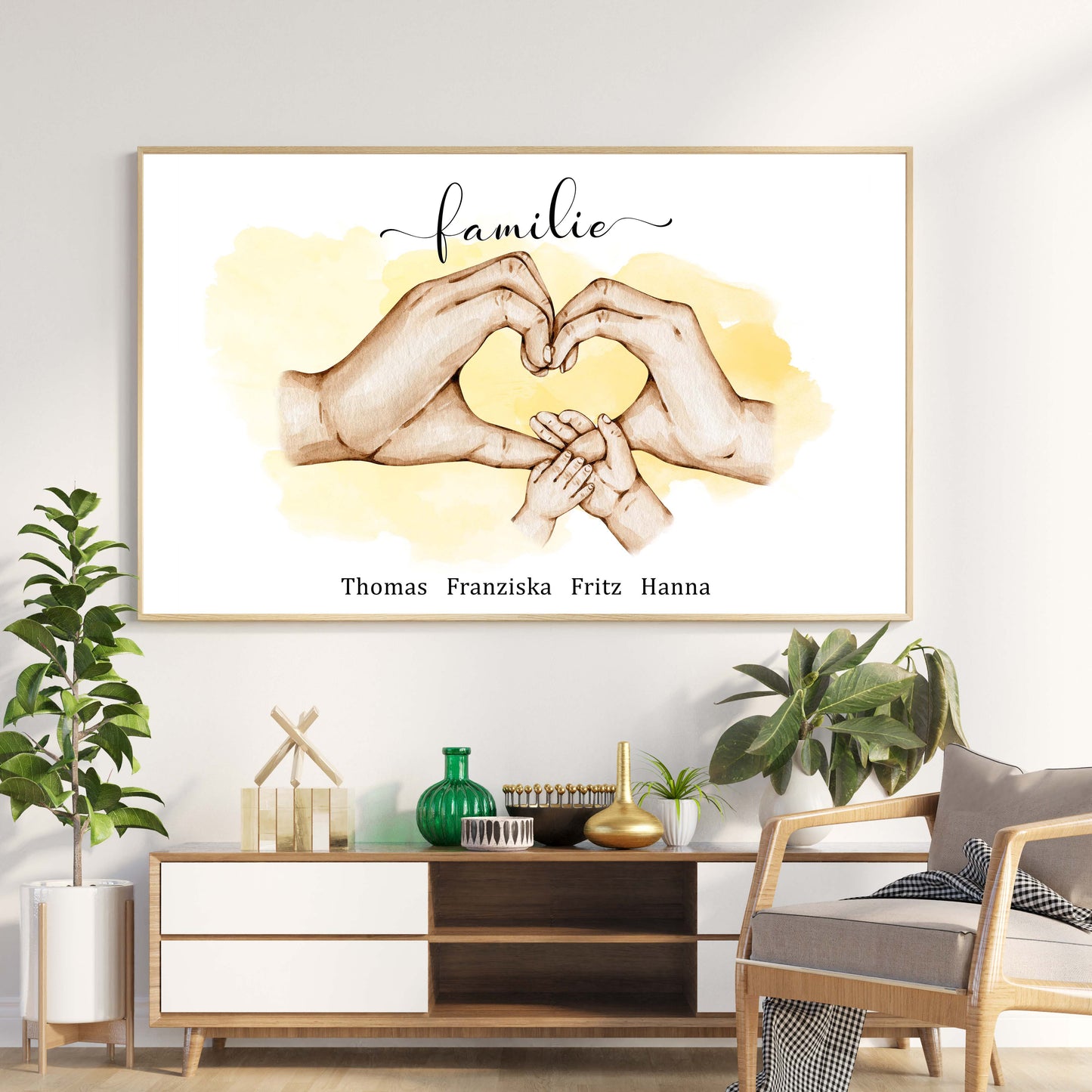Familienhände Herz