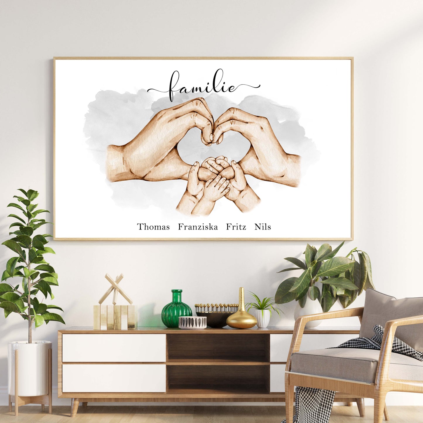 Familienhände Herz
