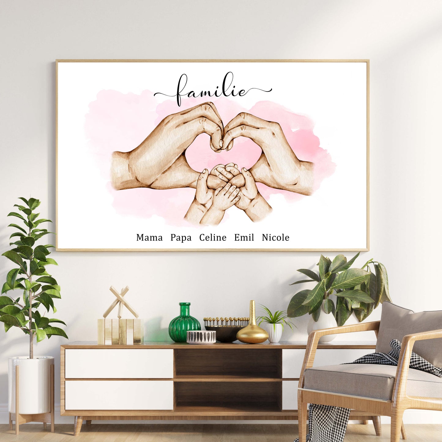 Familienhände Herz