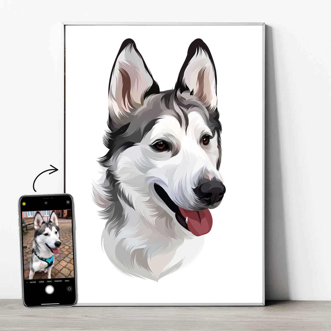 Tierportrait im Klassischen-Stil - YP Design