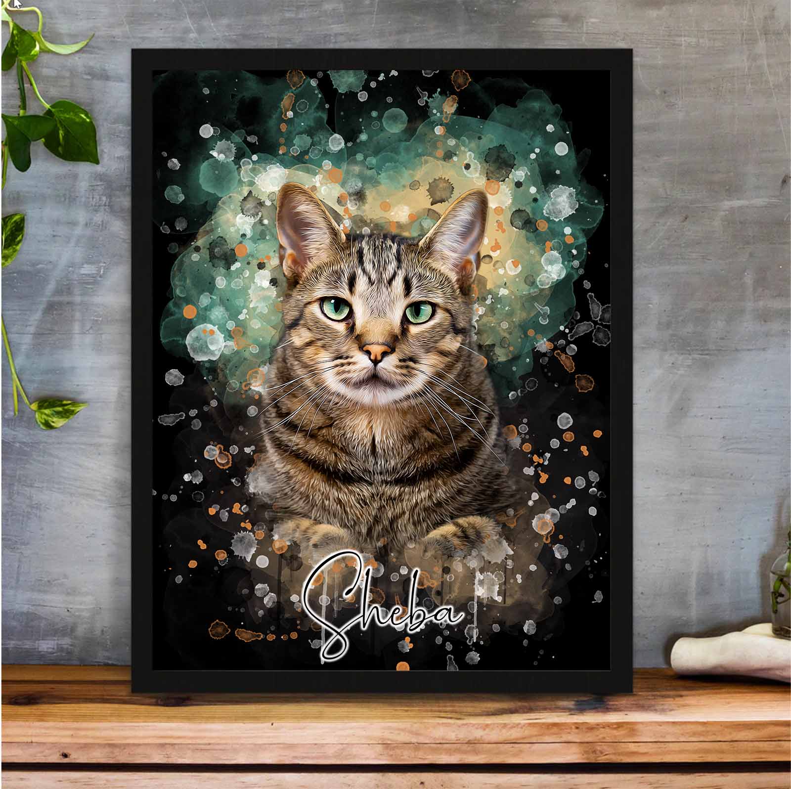 Tierportrait im Wasserfarben-Stil - YP Design