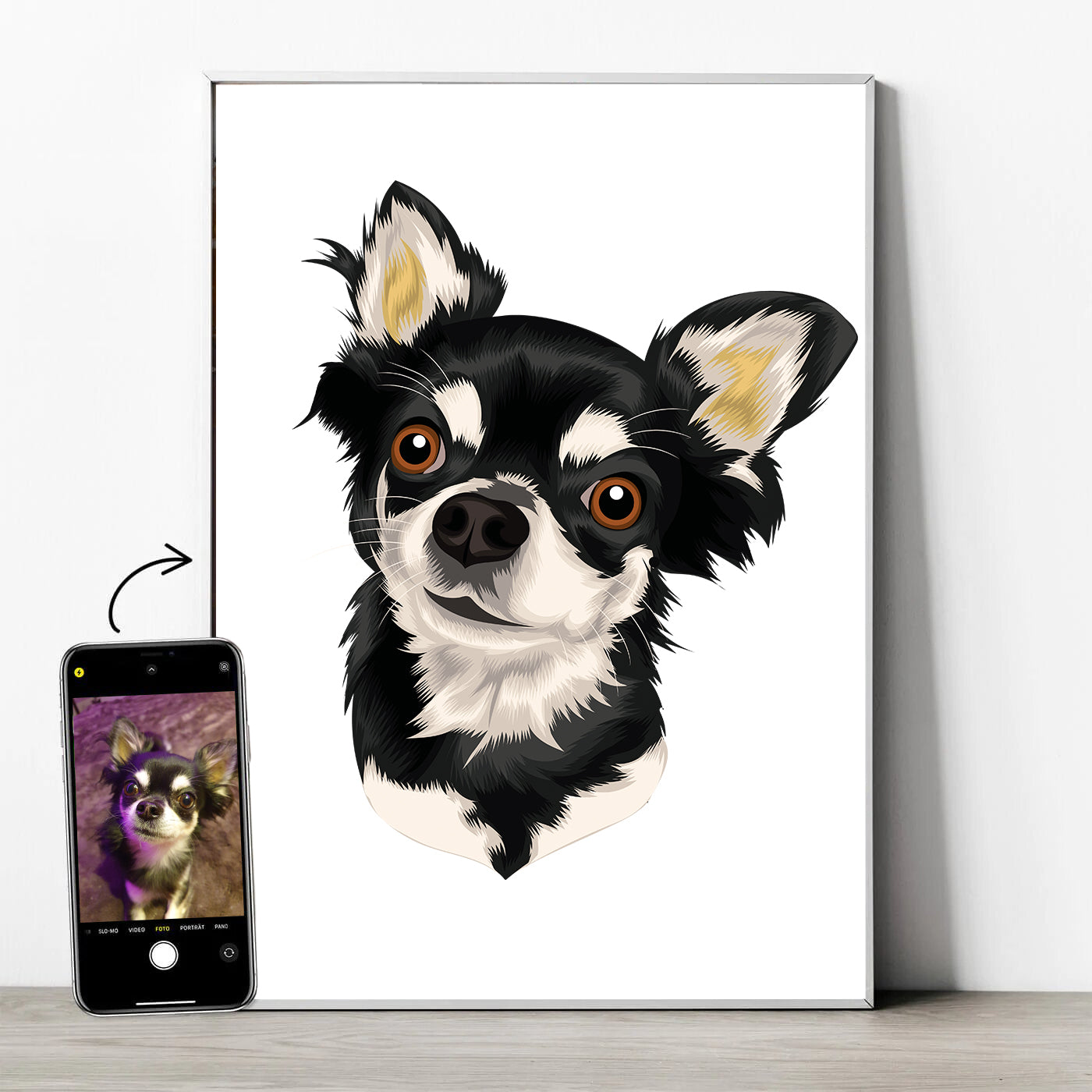 Tierportrait im Klassischen-Stil - YP Design