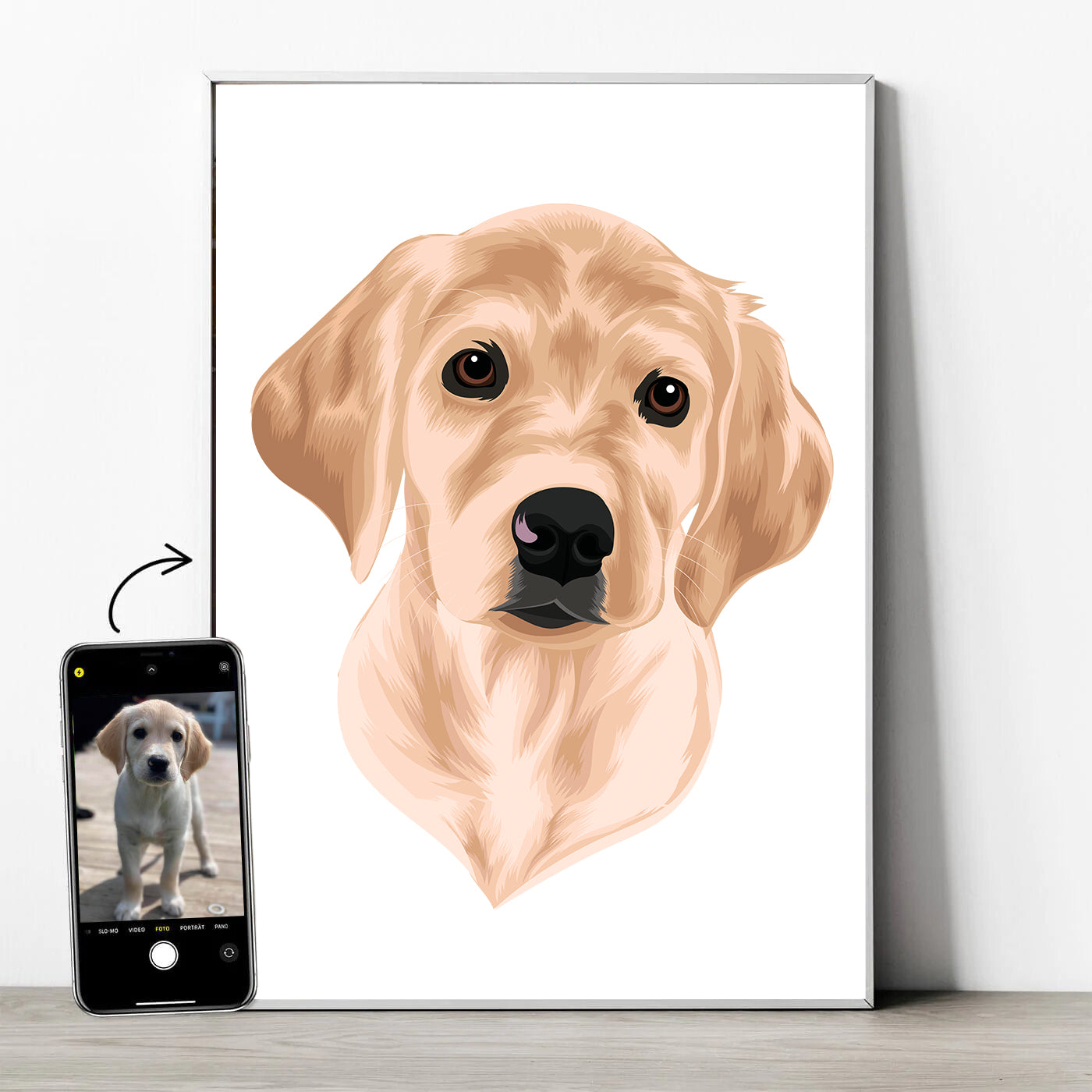 Tierportrait im Klassischen-Stil - YP Design
