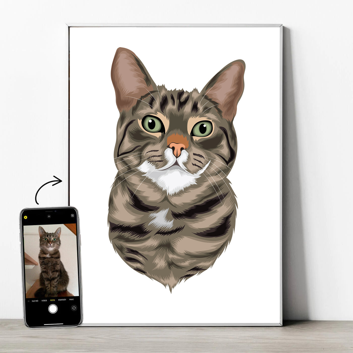 Tierportrait im Klassischen-Stil - YP Design