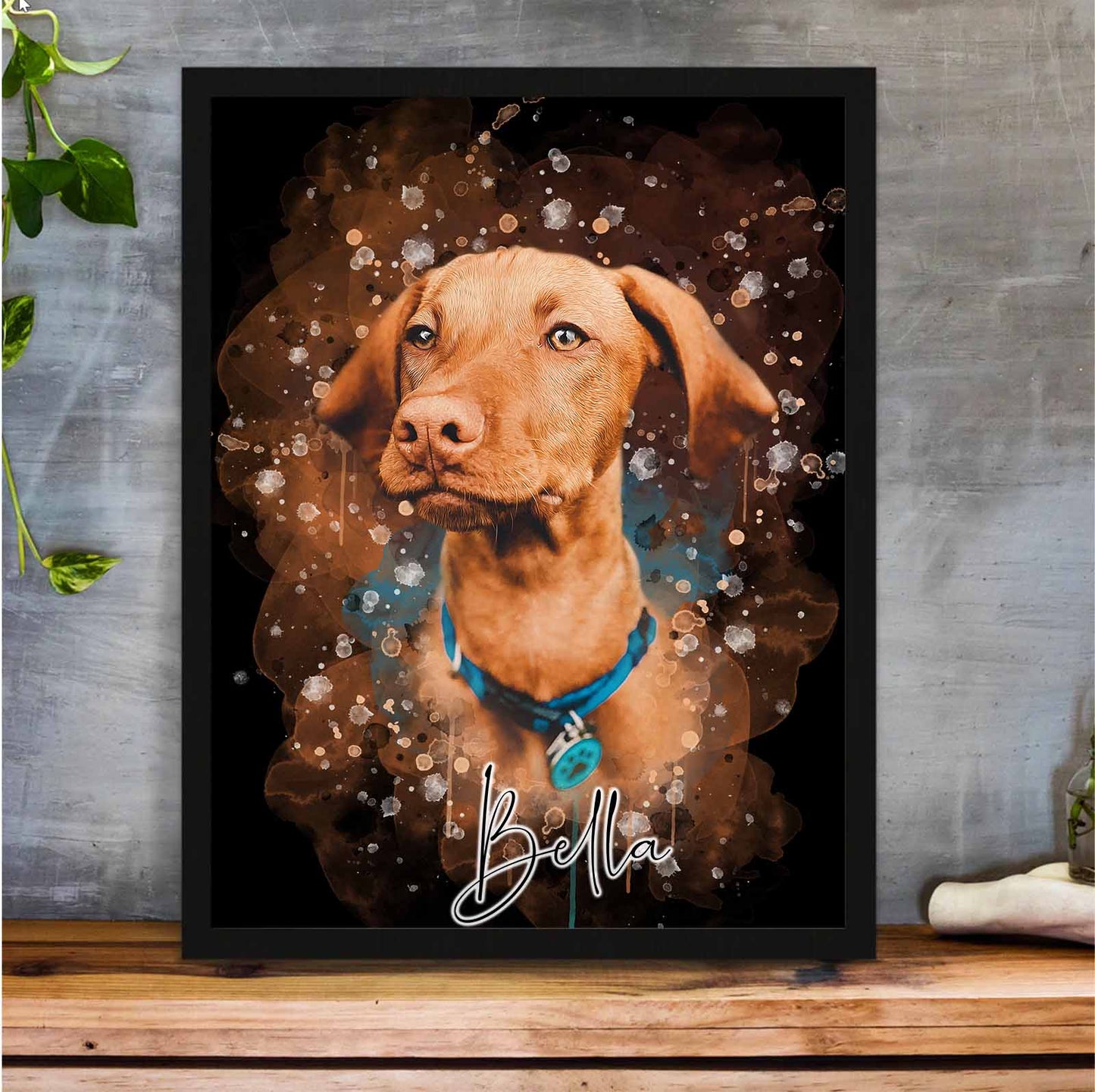 Tierportrait im Wasserfarben-Stil - YP Design