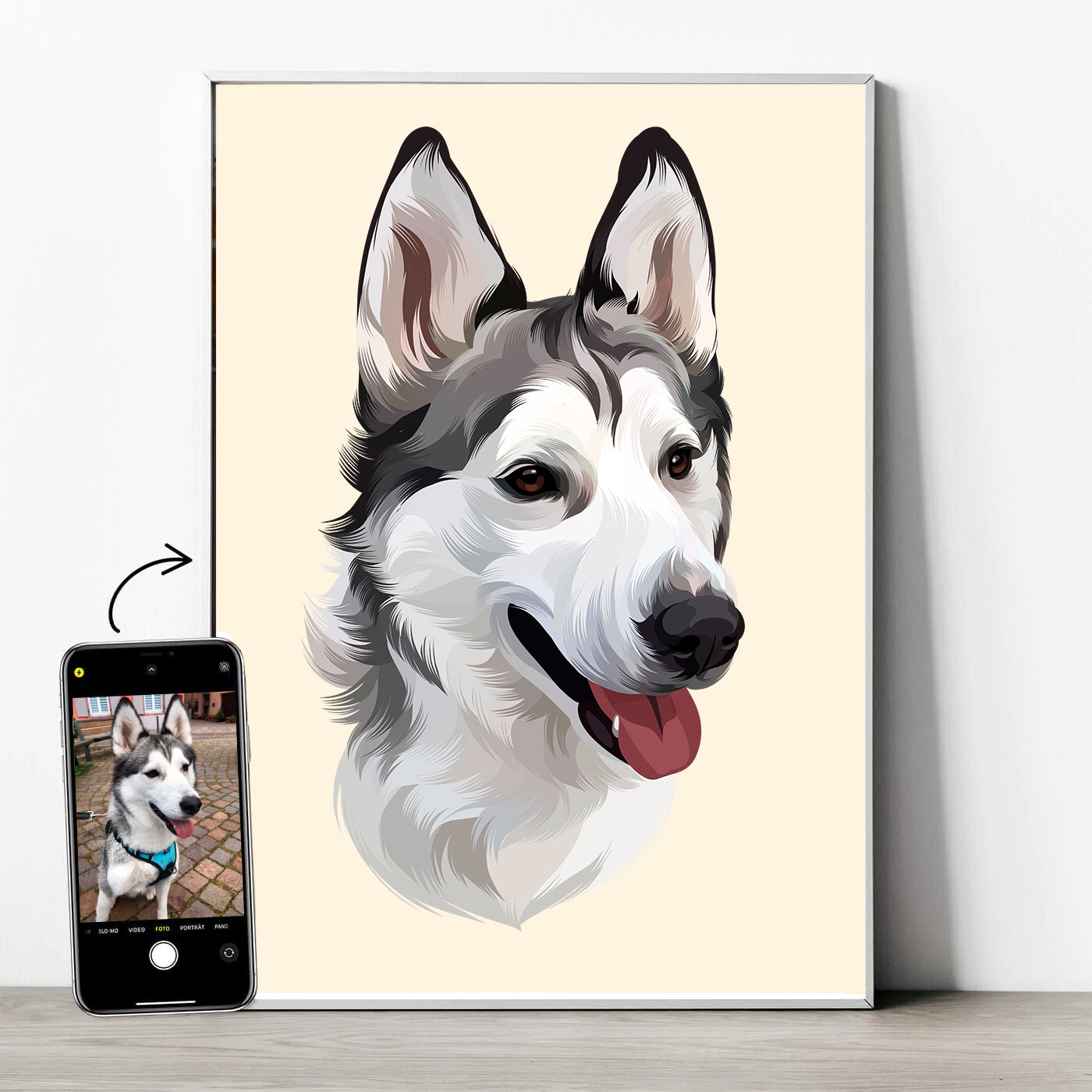 Tierportrait im Klassischen-Stil - YP Design