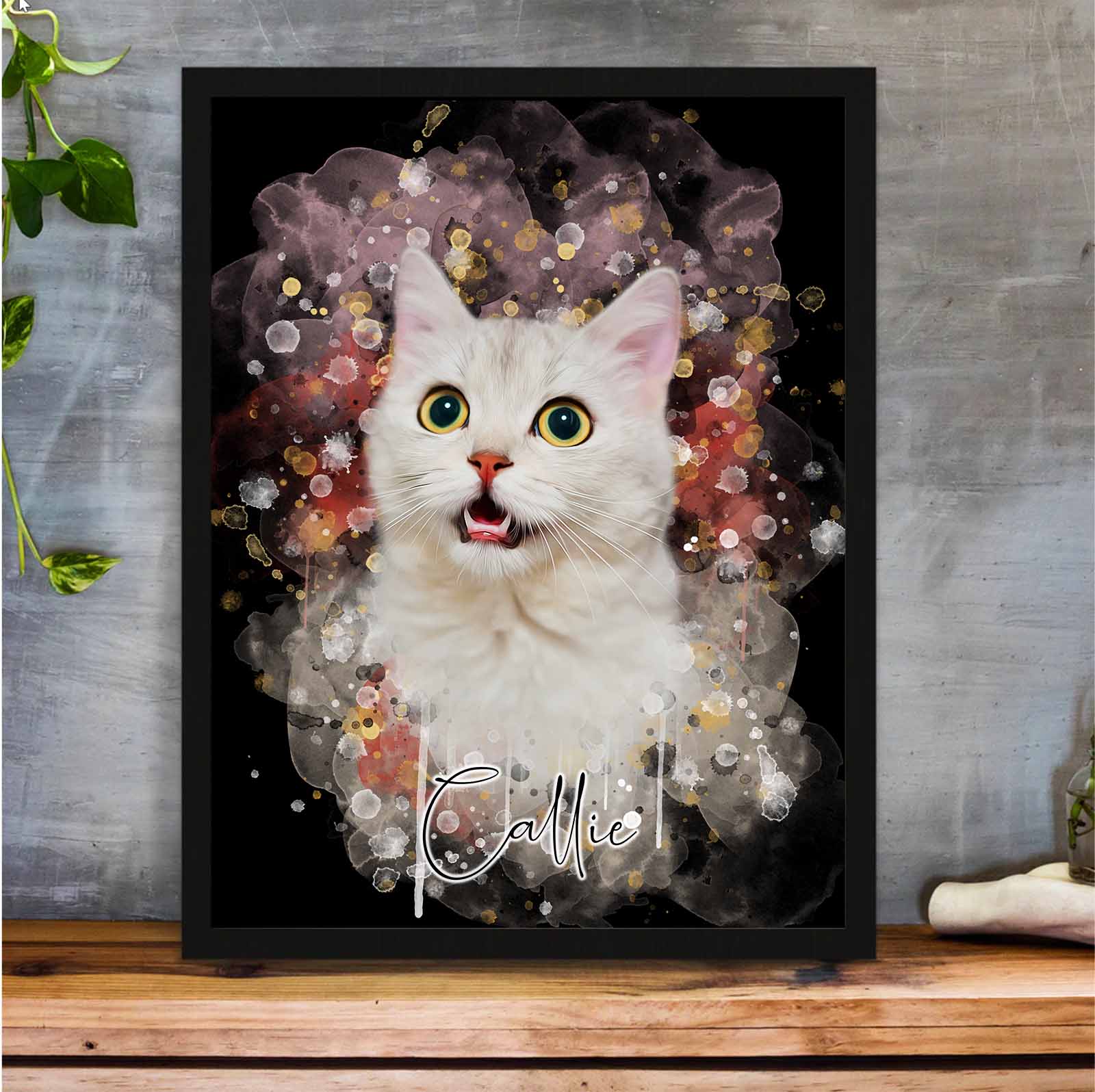 Tierportrait im Wasserfarben-Stil - YP Design