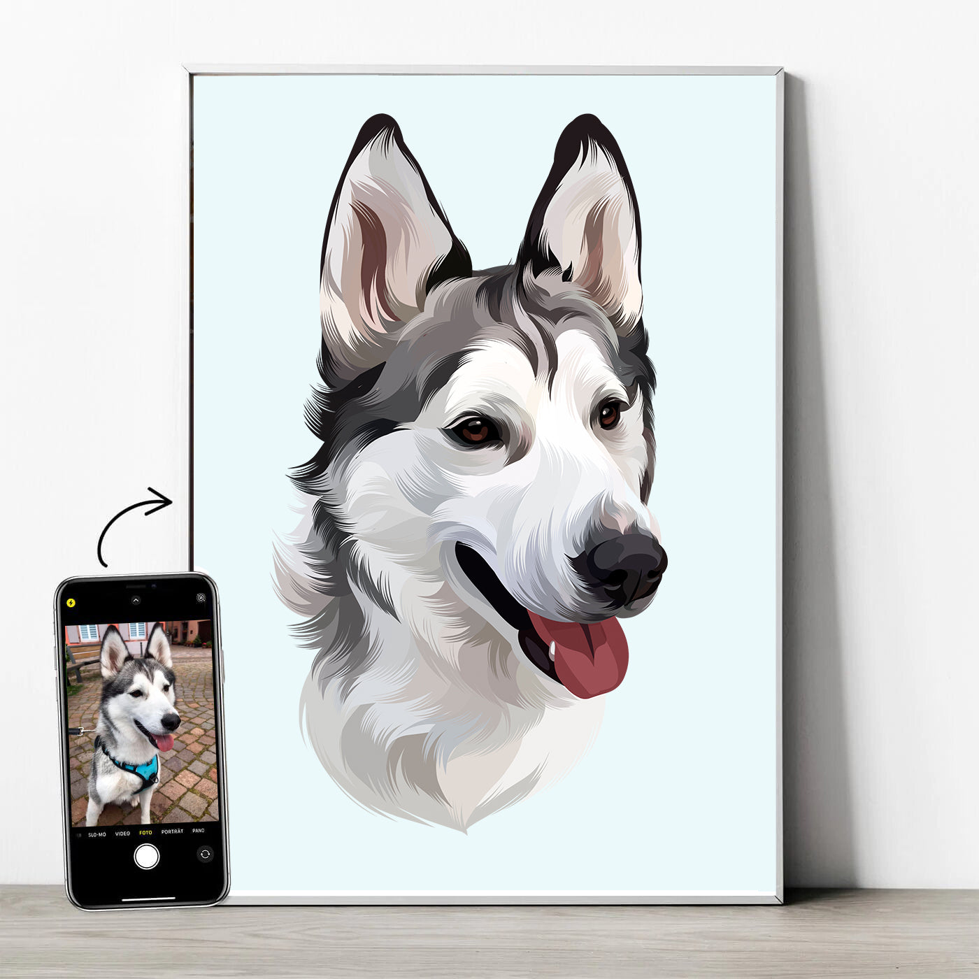 Tierportrait im Klassischen-Stil - YP Design