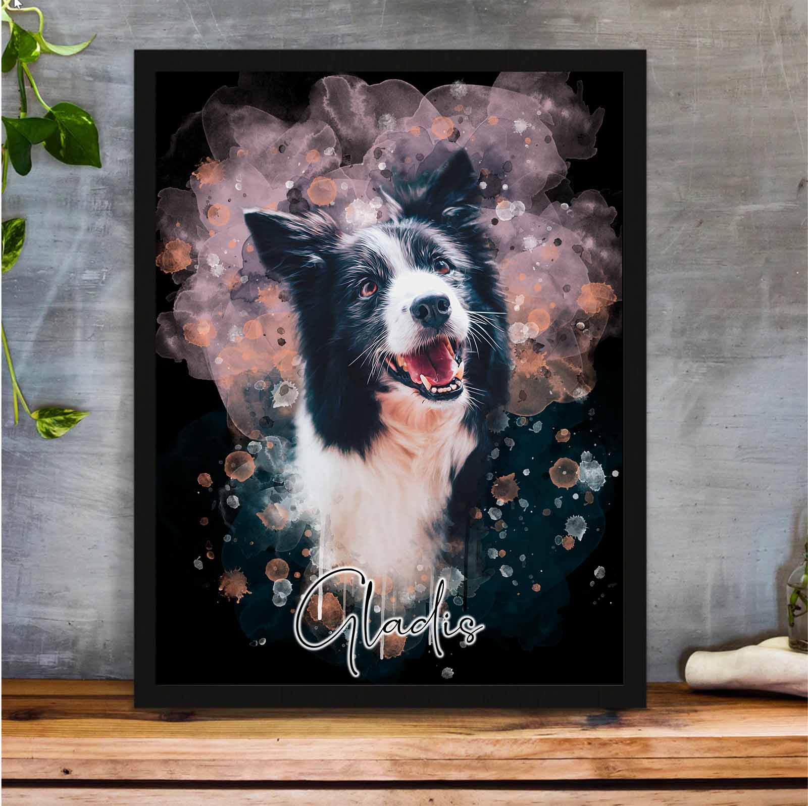 Tierportrait im Wasserfarben-Stil - YP Design