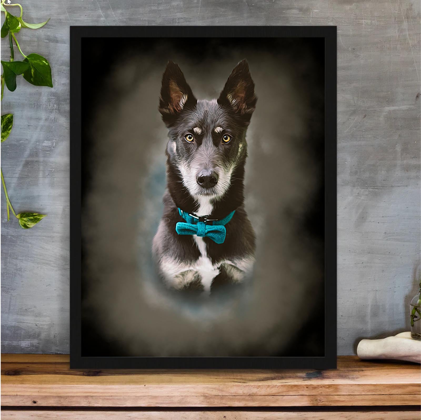 Tierportrait im Aquarell-Stil - YP Design