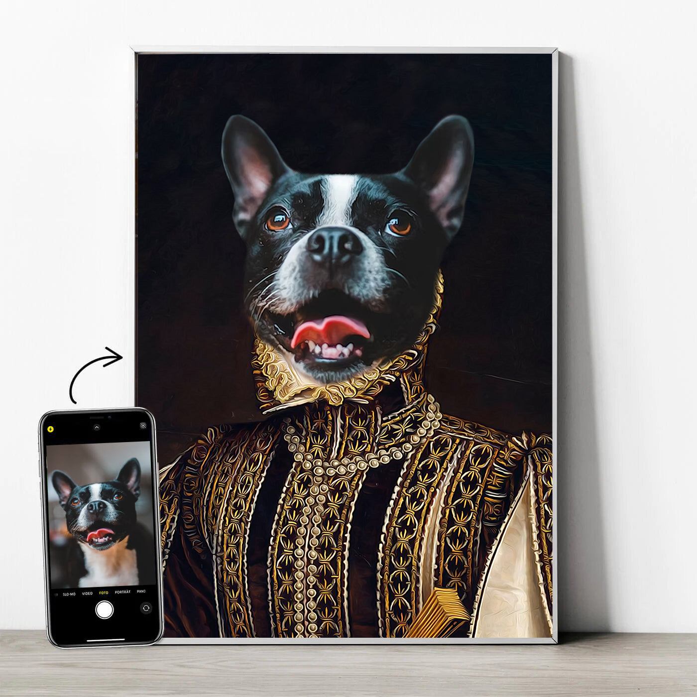 Tierportrait im Renaissance-Stil / Kostüm - YP Design