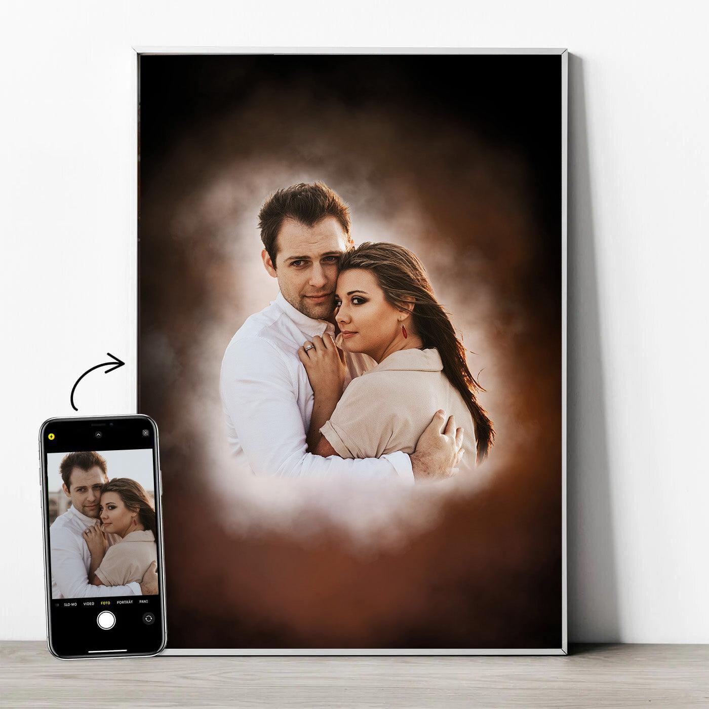 Familienportrait im Aquarell-Stil - YP Design