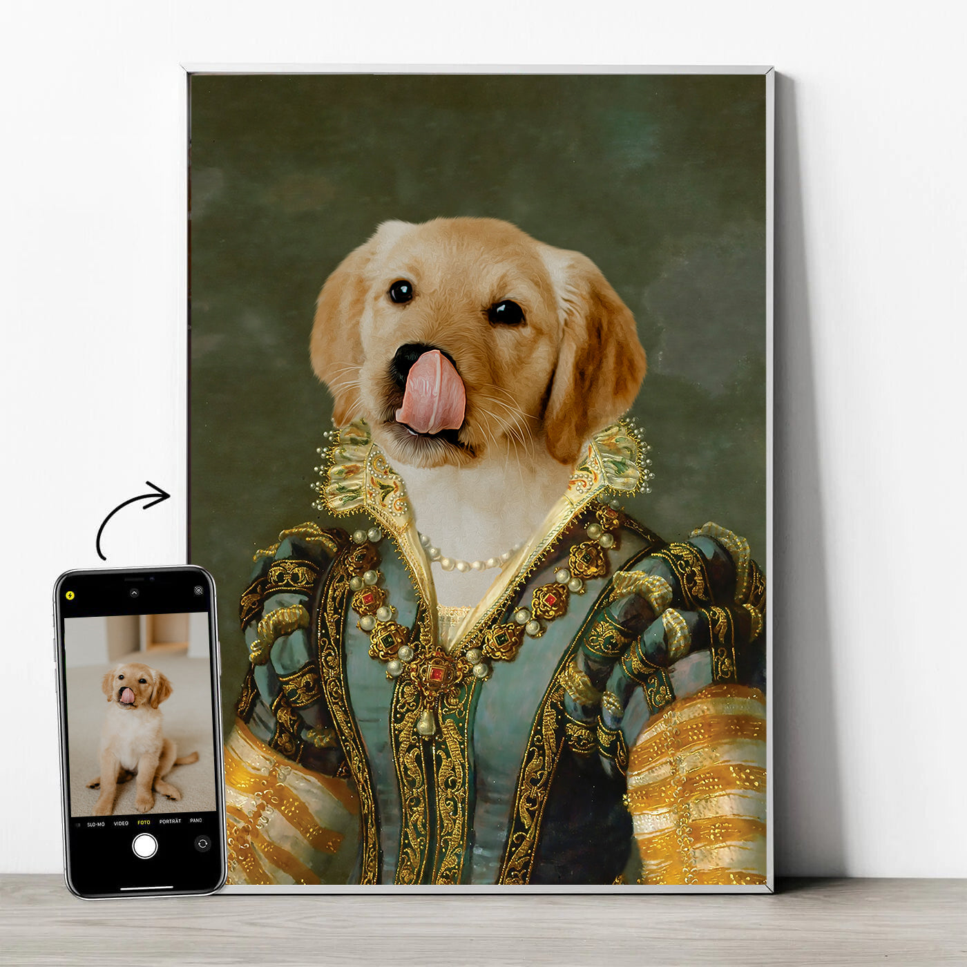 Tierportrait im Renaissance-Stil / Kostüm - YP Design