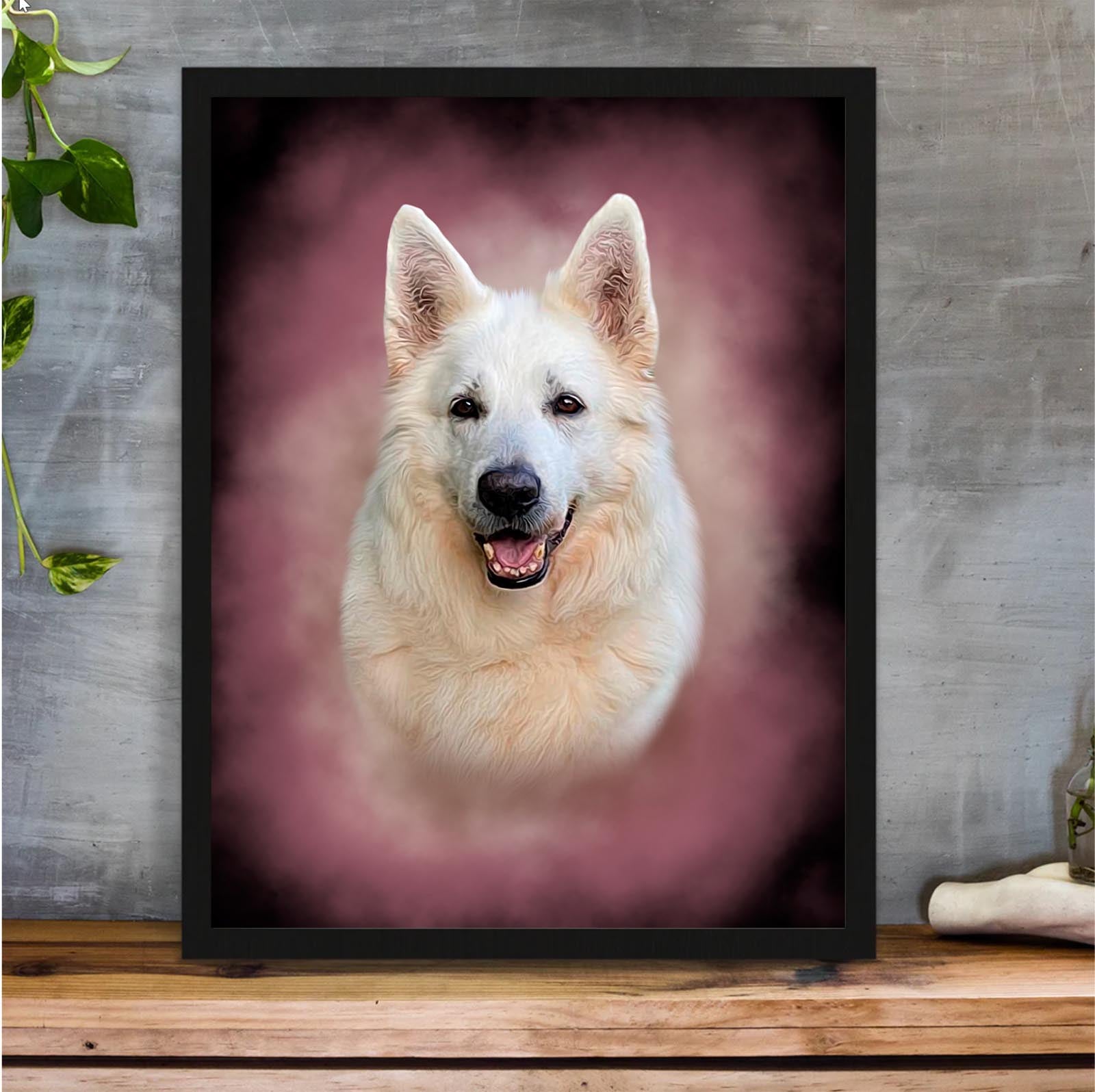 Tierportrait im Aquarell-Stil - YP Design