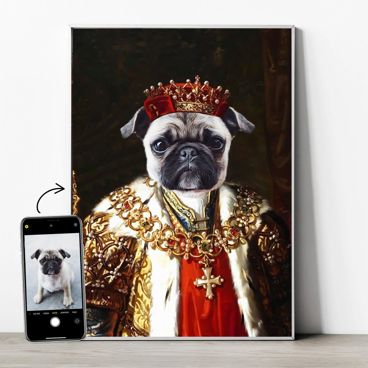 Tierportrait im Renaissance-Stil / Kostüm - YP Design