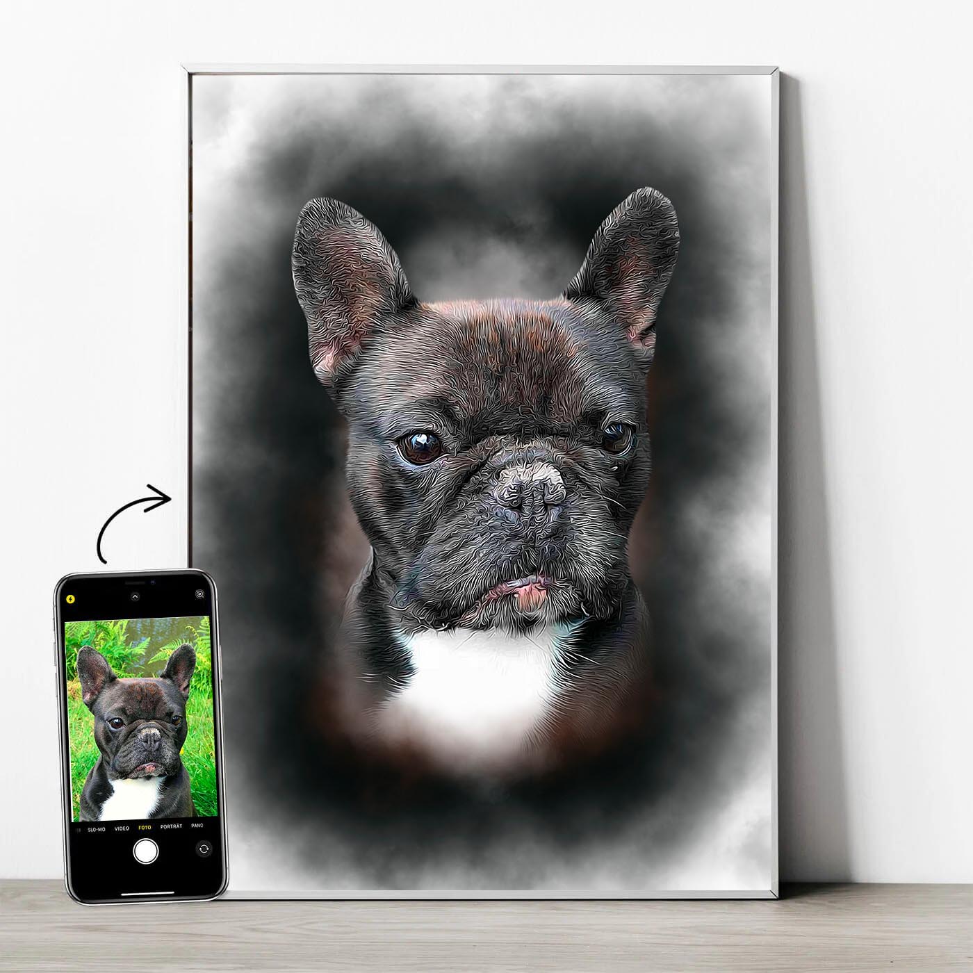 Tierportrait im Aquarell-Stil - YP Design