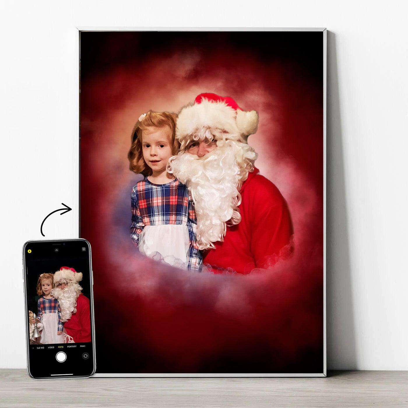 Familienportrait im Aquarell-Stil - YP Design