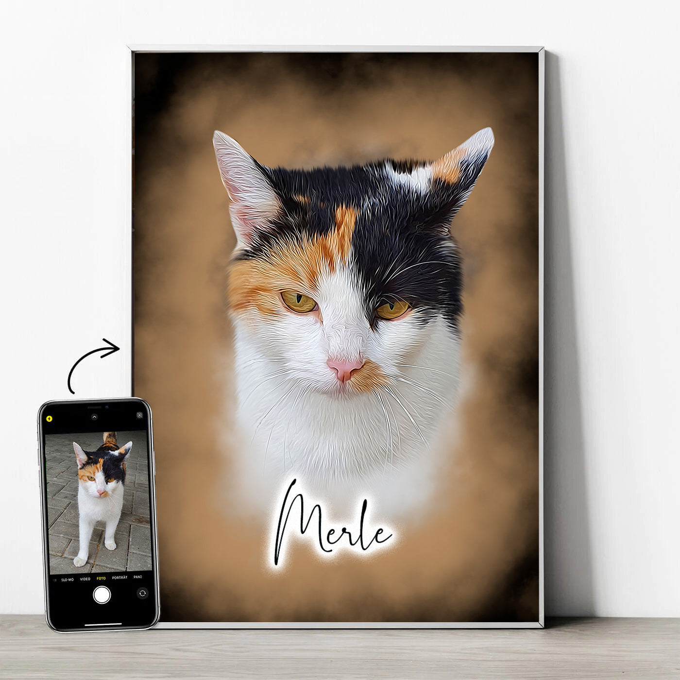 Tierportrait im Aquarell-Stil - YP Design