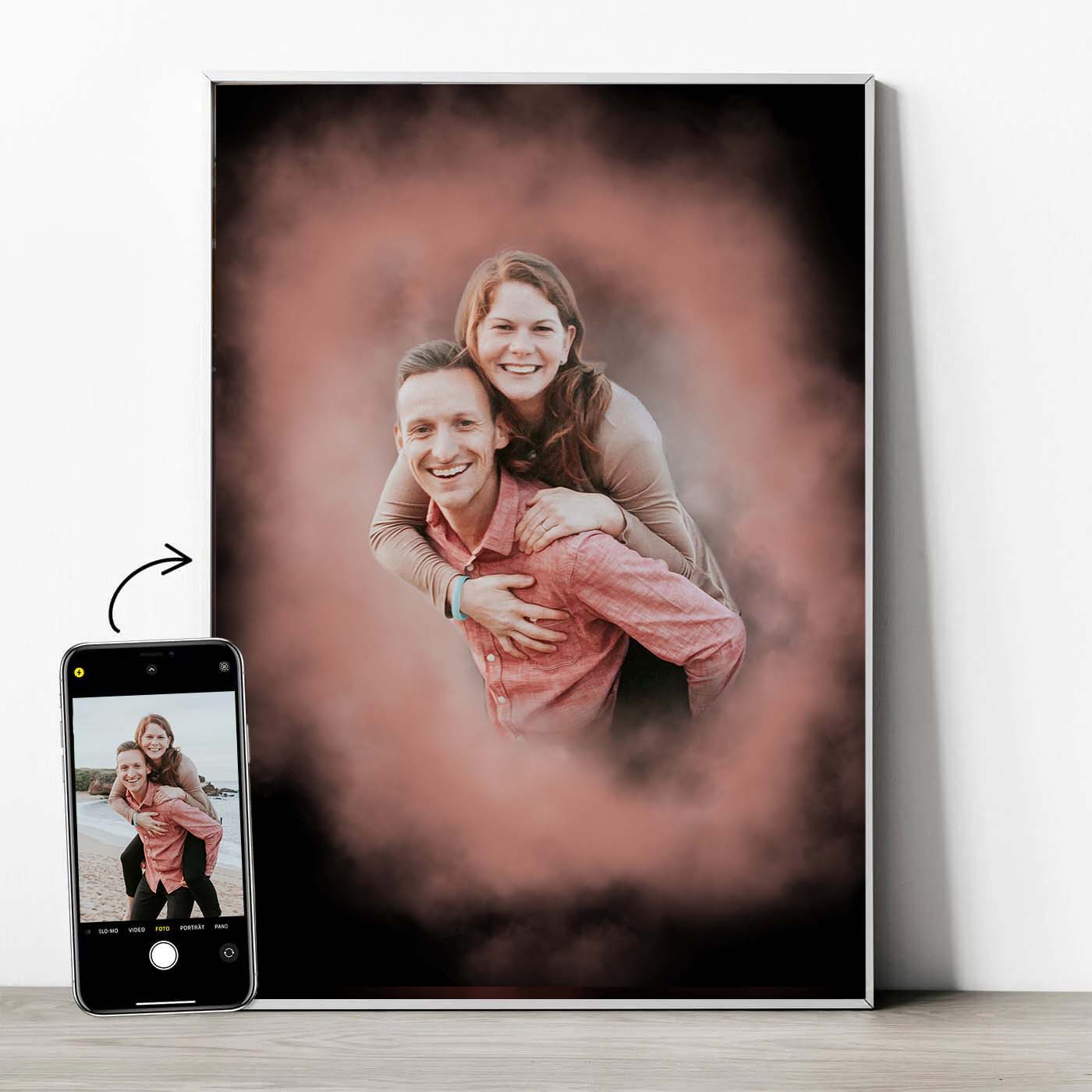 Portrait für Paare  im Aquarell-Stil - YP Design