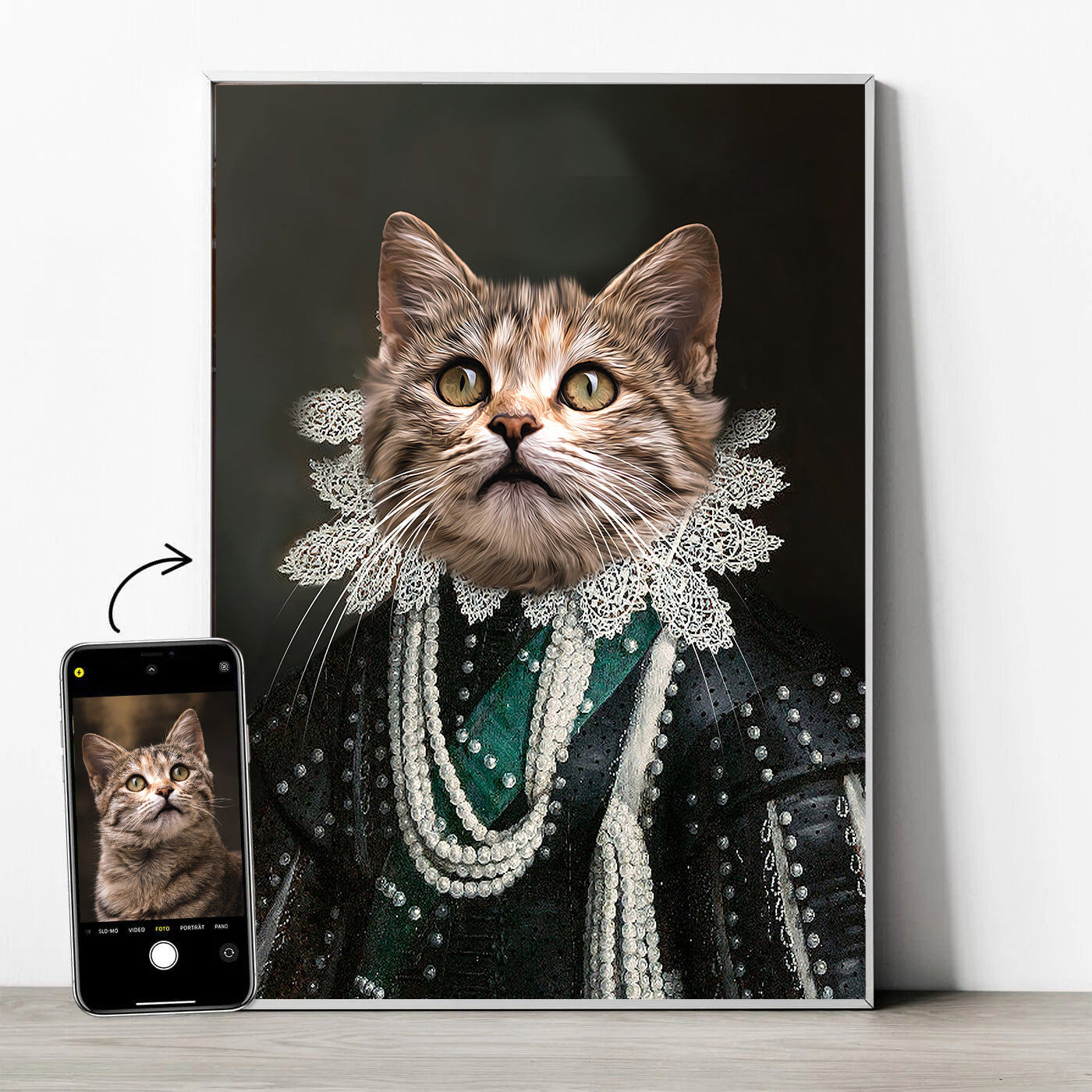 Tierportrait im Renaissance-Stil / Kostüm - YP Design