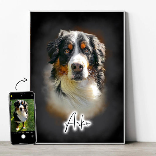 Tierportrait im Aquarell-Stil - YP Design