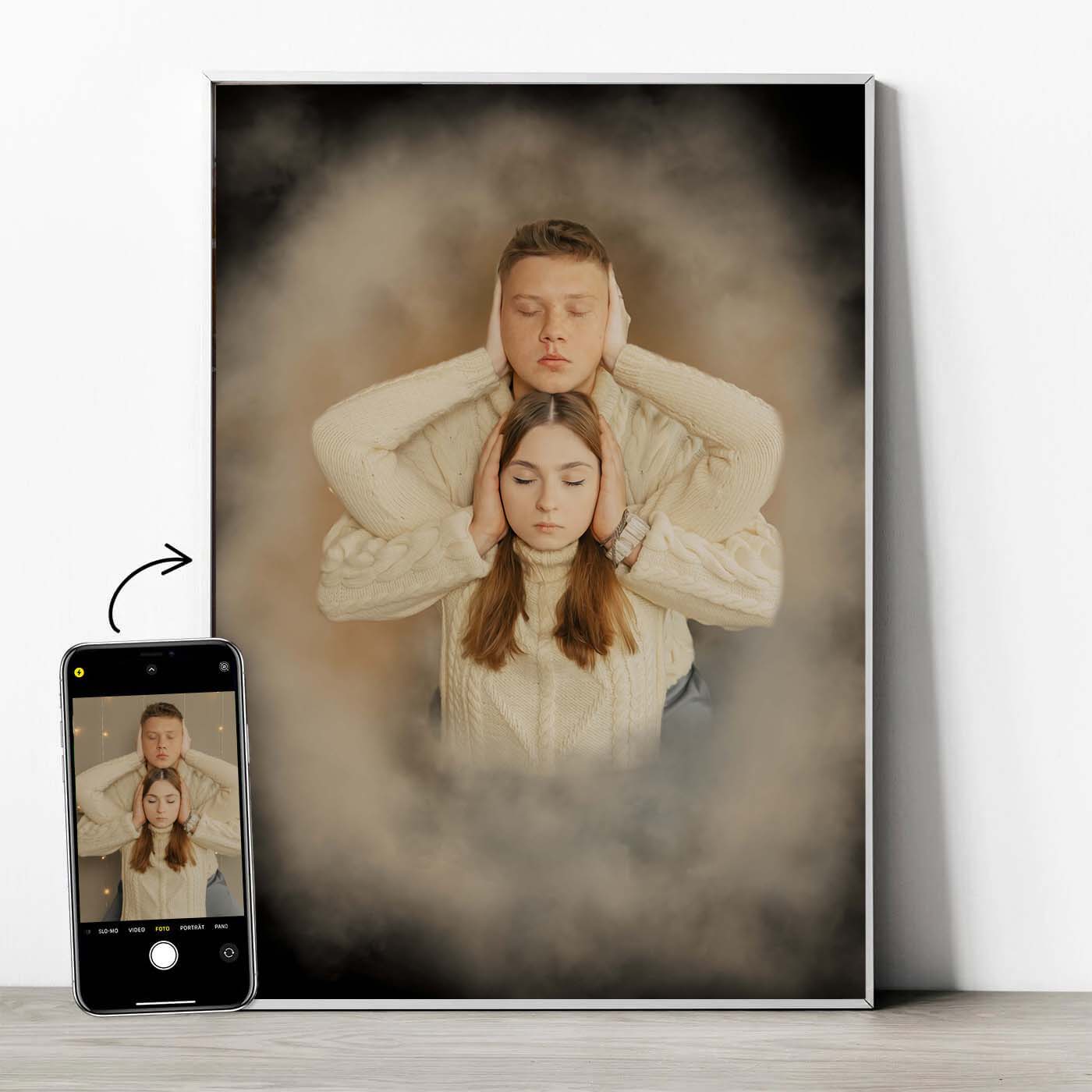 Portrait für Paare im Aquarell-Stil - YP Design