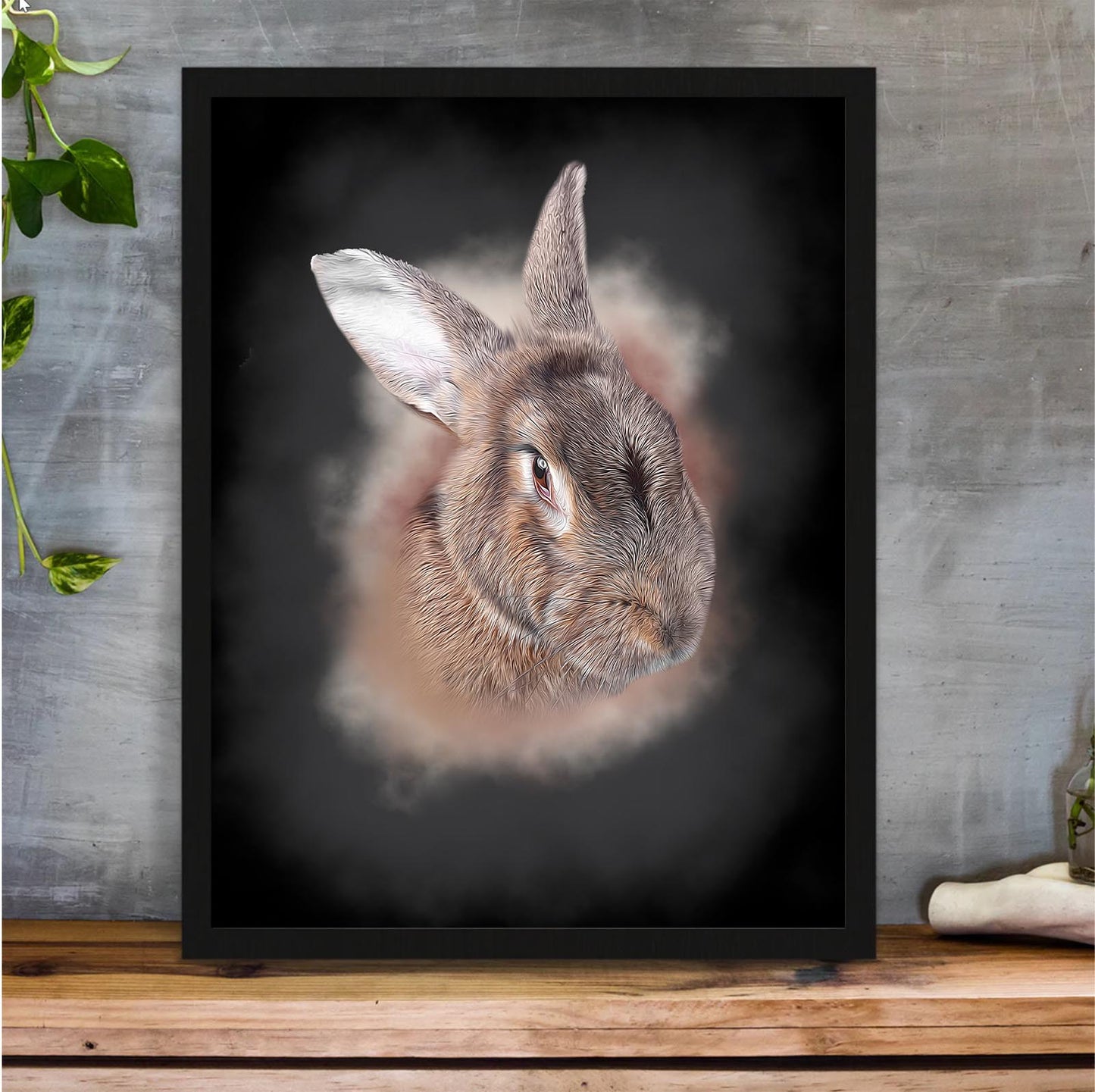 Tierportrait im Aquarell-Stil - YP Design