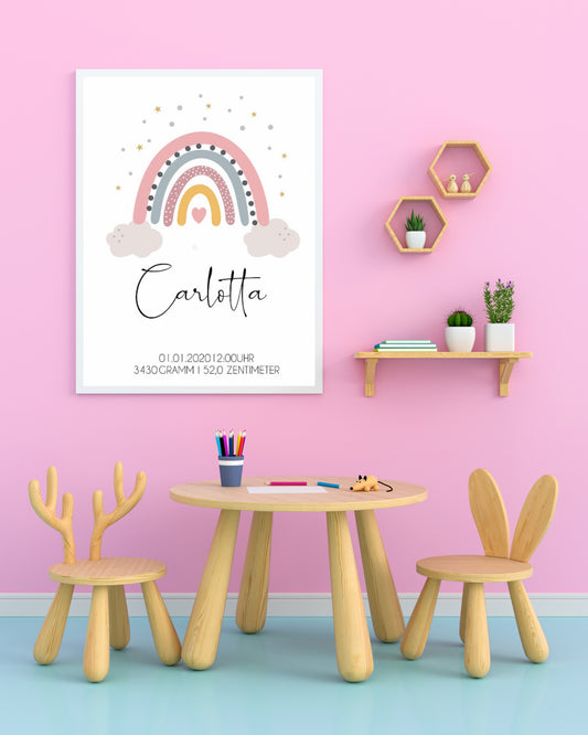 Baby Rainbow Poster