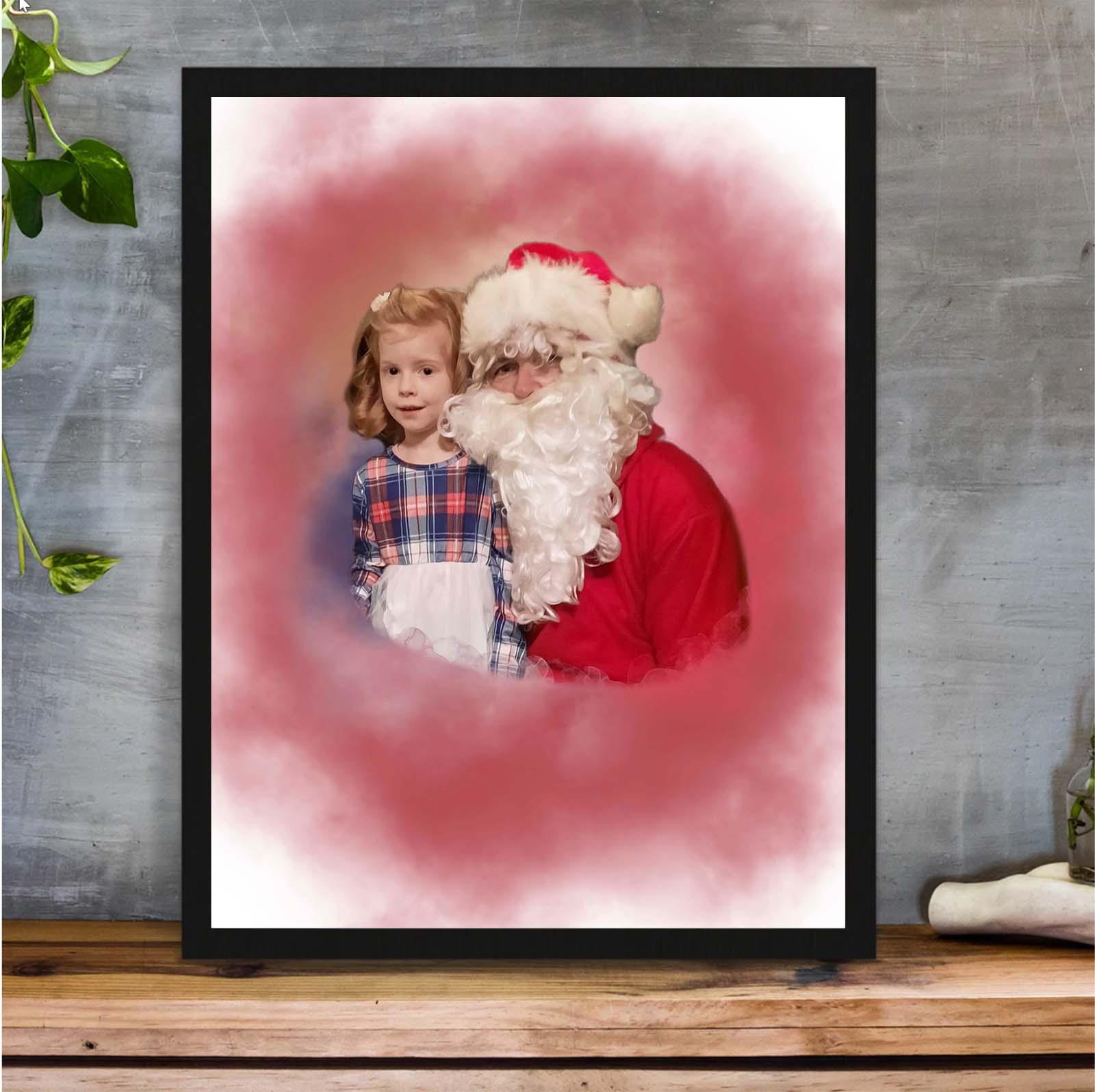 Familienportrait im Aquarell-Stil - YP Design