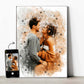 Portrait für Paare  im Wasserfarben-Stil - YP Design