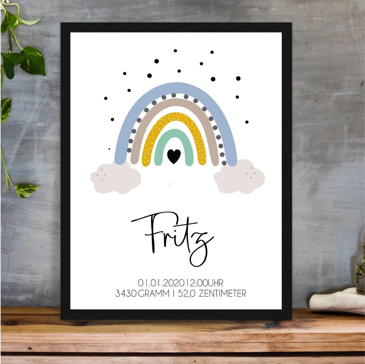Baby Rainbow Poster - YP Design